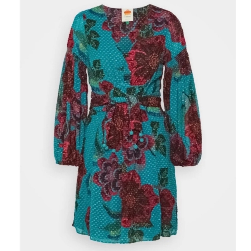 Farm Rio Brilliant Floral mini dress - Picture 2 of 5